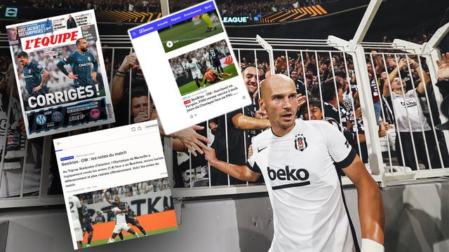 Beşiktaş'ın Marsilya zaferi Fransız basınında! "İstanbul'da çöktüler"