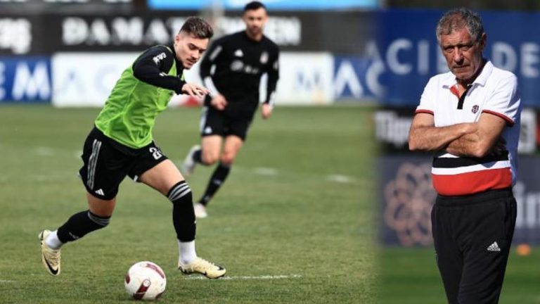 Beşiktaşlı Fernando Santos, Muçi ile özel görüşme yaptı