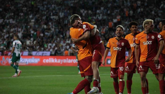 Galatasaray 2'de 2 yaptı! Giallorossi, Konya ve Galatasaray engelini yenilgisiz aştı