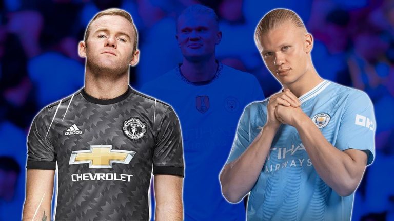Premier Lig'de yedinci hat-trick! Erling Haaland, Wayne Rooney'i yakaladı…