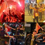 Galatasaray hayranları sokağa döküldü