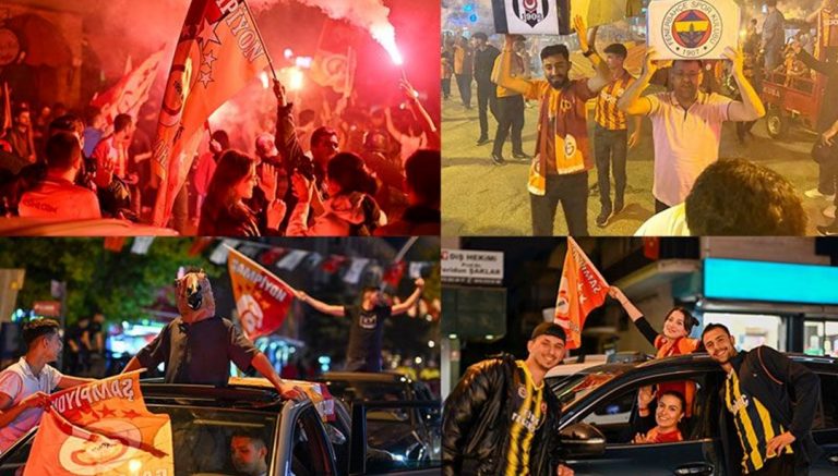 Galatasaray hayranları sokağa döküldü