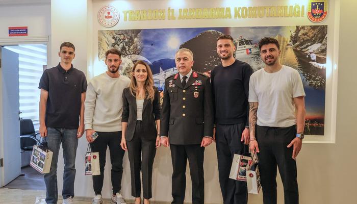 Trabzonspor’dan Jandarma Teşkilatı’na anlamlı ziyaret