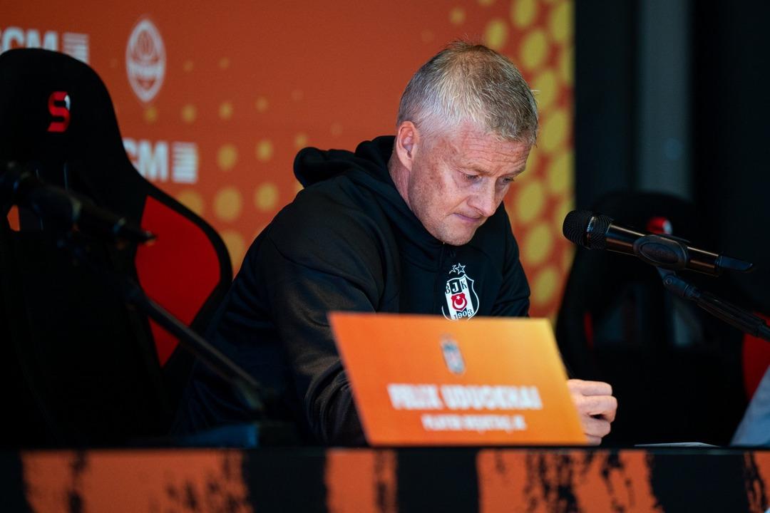 Besiktas teknik direktörü Ole Gunnar Solskjaer maç şok açıklamasının sonundan! 