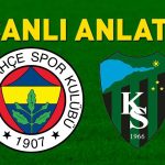 Fenerbahçe, evinde Kocaelispor'u ağırlıyor! Muhtemel 11'ler…