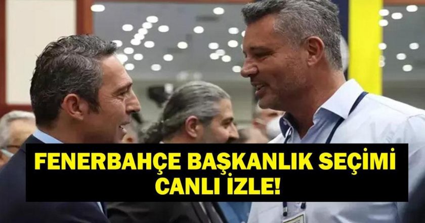 Fenerbahçe Semini Ne Zaman? Ali Koç Mu Sadettin Saran Mı? İşte Fenerbahçe Başkanlık Seçimi Canlı İzleme Ekranı!