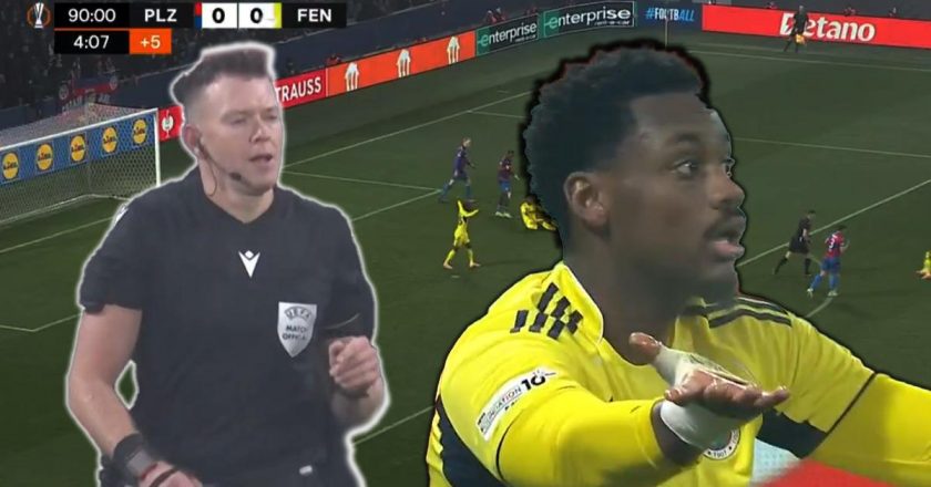 Hollandalı hakem Allard Lindhout Jhon Duran’ın son saniyede çekilmesine penaltı vermedi! Fenerbahçe isyan etti…