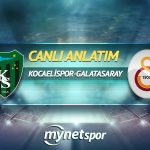 CANLI | Kocaelispor – Galatasaray maç anlatımı! Maç ne zaman? Saat kaçta ve hangi kanalda?