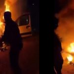 Alevler İçindeki Aileyi Cezaevi Görevlileri Kurtardı