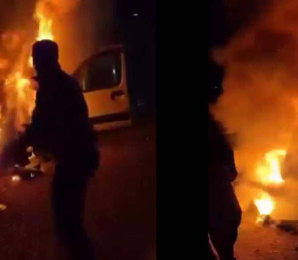 Alevler İçindeki Aileyi Cezaevi Görevlileri Kurtardı