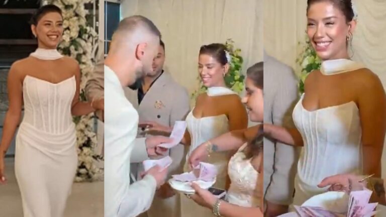 ‘Kızılcık Şerbeti’nin Aylin’i Hamide Akkuş nişanlandı! Makasa para yağdı